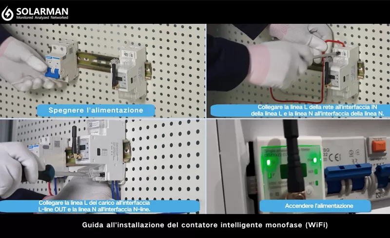 Introduzione E Guida All'installazione Dello Medidor inteligente SOLARMAN
