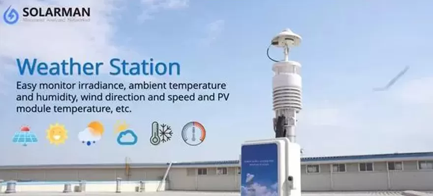 Estação meteorológica meteorológica cheia de tecnologia