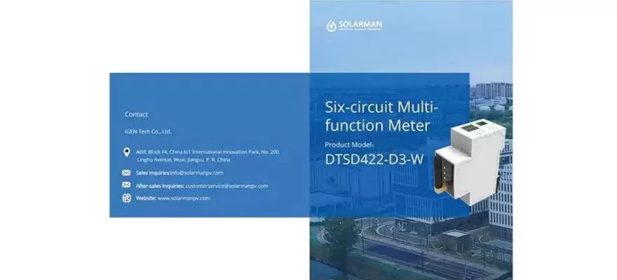 Medidor inteligente SOLARMAN-Impulsionar o desenvolvimento da indústria fotovoltaica distribuída