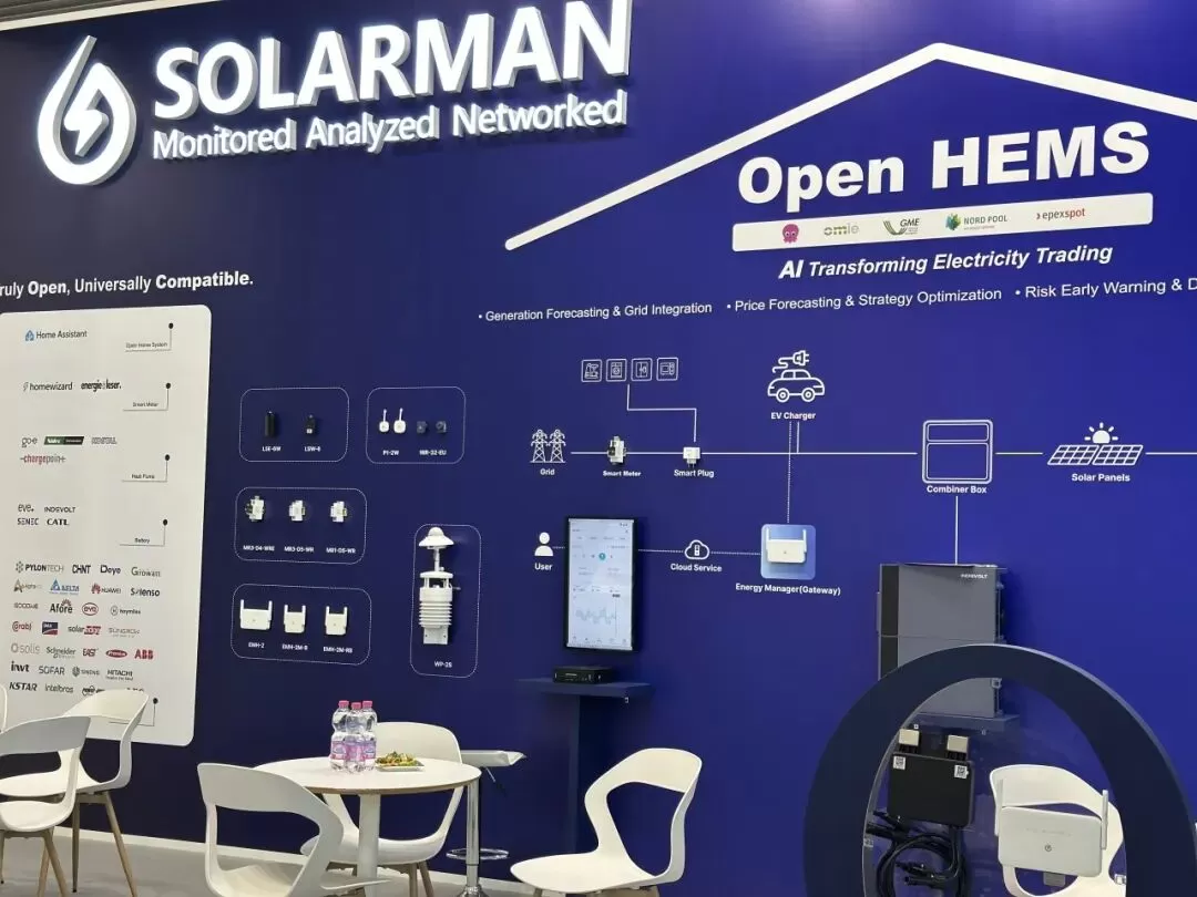 SOLARMAN apresenta soluções de energia inteligente na KEY 2026 na Itália